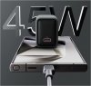 AUKEY PA-C2 ładowarka sieciowa 1xUSB-C PD 45W 4A QC4+ PD3.0 AFC PPS FCP SCP SSCP